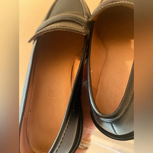 Madewell Black Leather Loafers - Picture 8 of 8